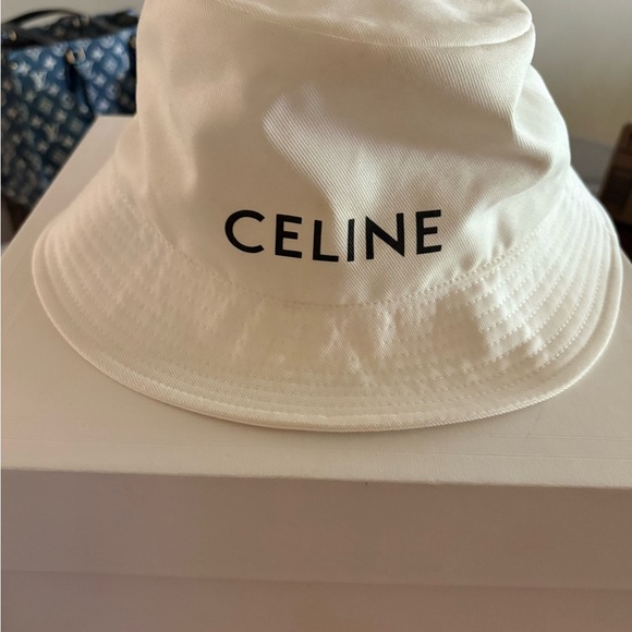 Authentic Celine Cream Bucket Hat main image 8